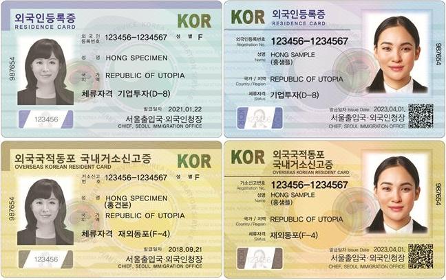 korean id ⁢cards